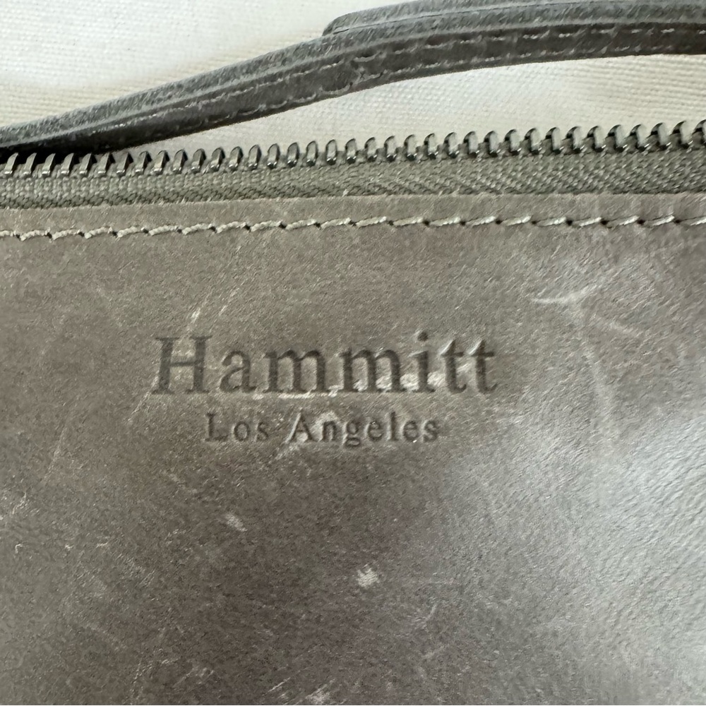 Hammitt gray distressed leathercross body